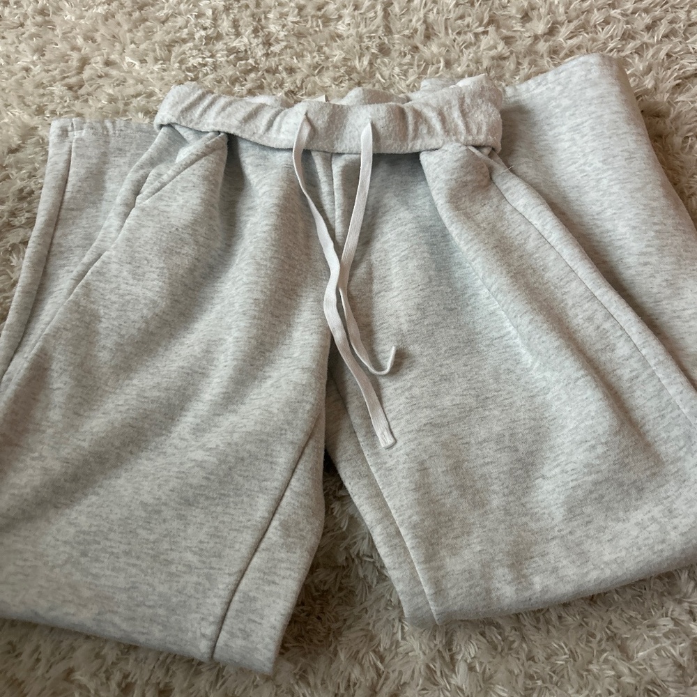 Grey sweatpants